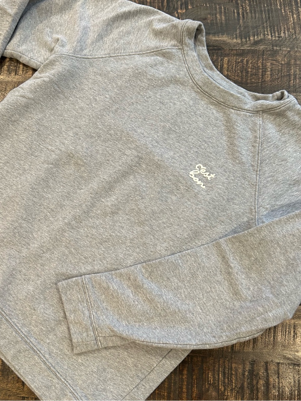Banana Republic C'est Bon Vintage sweatshirt Large Grey